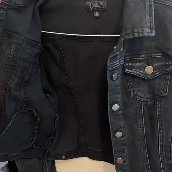 Crop denim jacket - Picture 8 of 9